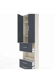 Arges Dolap 4 Raflı 3 Çekmeceli 2 Kapaklı 60x30x221 - S29M167V2A