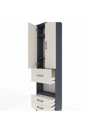 Arges Dolap 4 Raflı 3 Çekmeceli 2 Kapaklı 60x30x221 - S29M167V4A