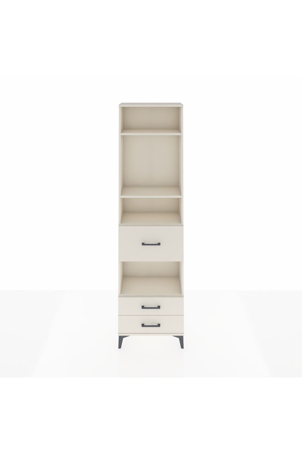 Arges Dolap 4 Raflı 3 Çekmeceli 60x30x221 - S29M168V1A