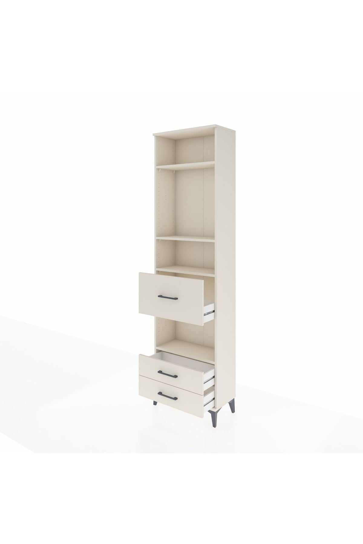 Arges Dolap 4 Raflı 3 Çekmeceli 60x30x221 - S29M168V1A
