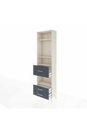 Arges Dolap 4 Raflı 3 Çekmeceli 60x30x221 - S29M168V2A