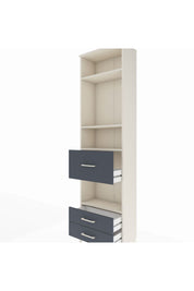 Arges Dolap 4 Raflı 3 Çekmeceli 60x30x221 - S29M168V2A