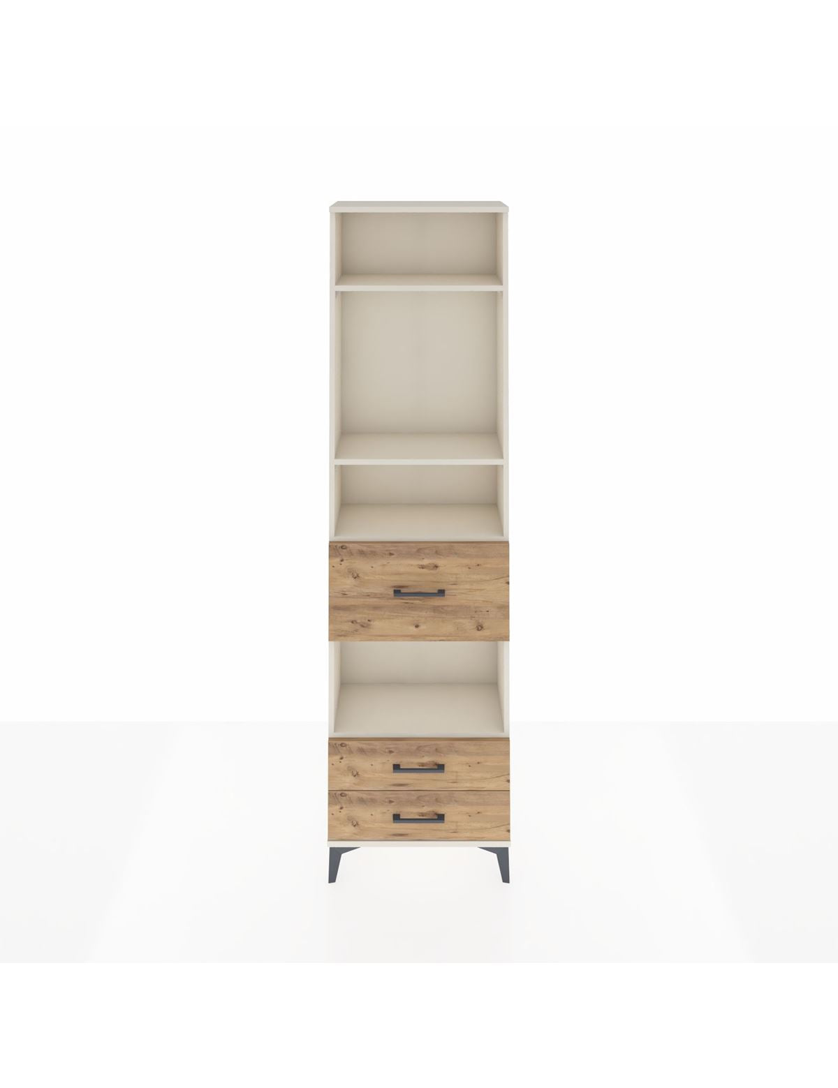 Arges Dolap 4 Raflı 3 Çekmeceli 60x30x221 - S29M168V3A