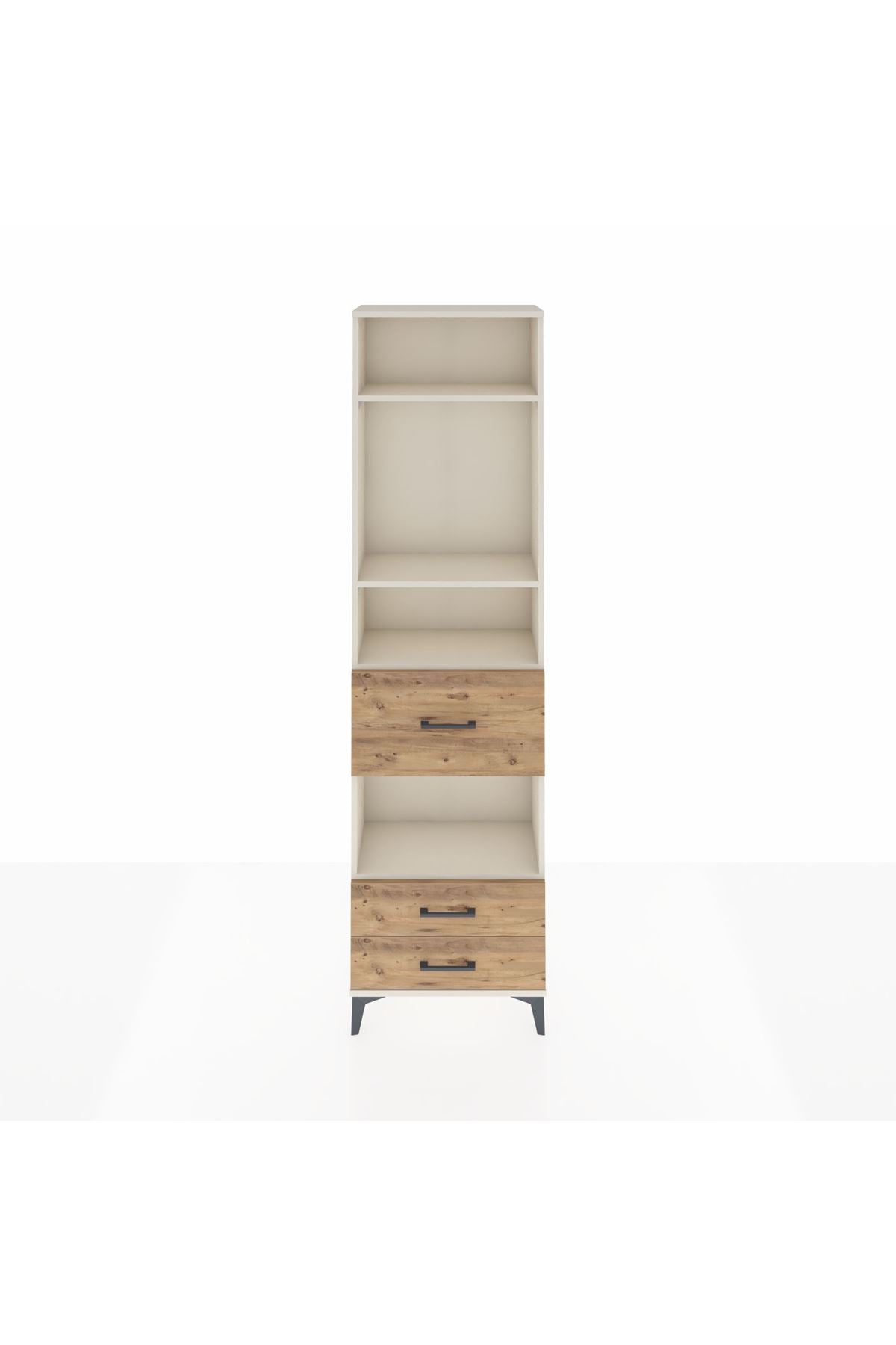 Arges Dolap 4 Raflı 3 Çekmeceli 60x30x221 - S29M168V3A
