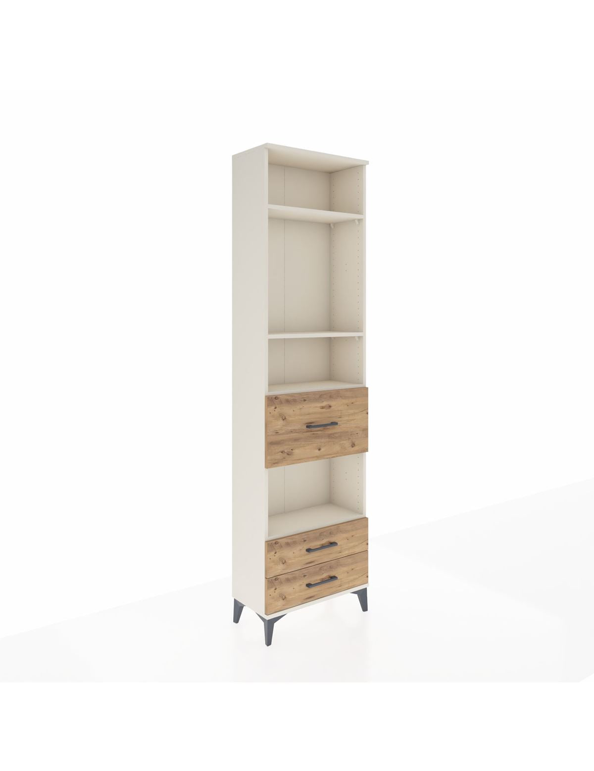 Arges Dolap 4 Raflı 3 Çekmeceli 60x30x221 - S29M168V3A