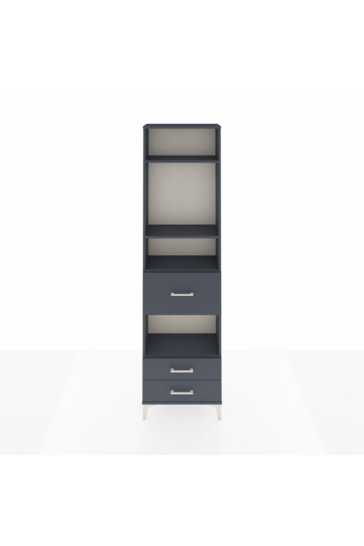 Arges Dolap 4 Raflı 3 Çekmeceli 60x30x221 - S29M168V5A