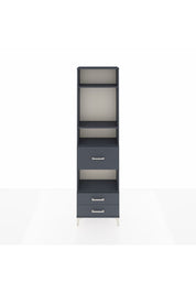 Arges Dolap 4 Raflı 3 Çekmeceli 60x30x221 - S29M168V5A