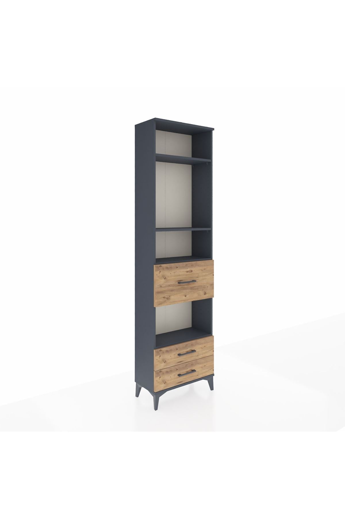 Arges Dolap 4 Raflı 3 Çekmeceli 60x30x221 - S29M168V6A