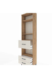 Arges Dolap 4 Raflı 3 Çekmeceli 60x30x221 - S29M168V7A