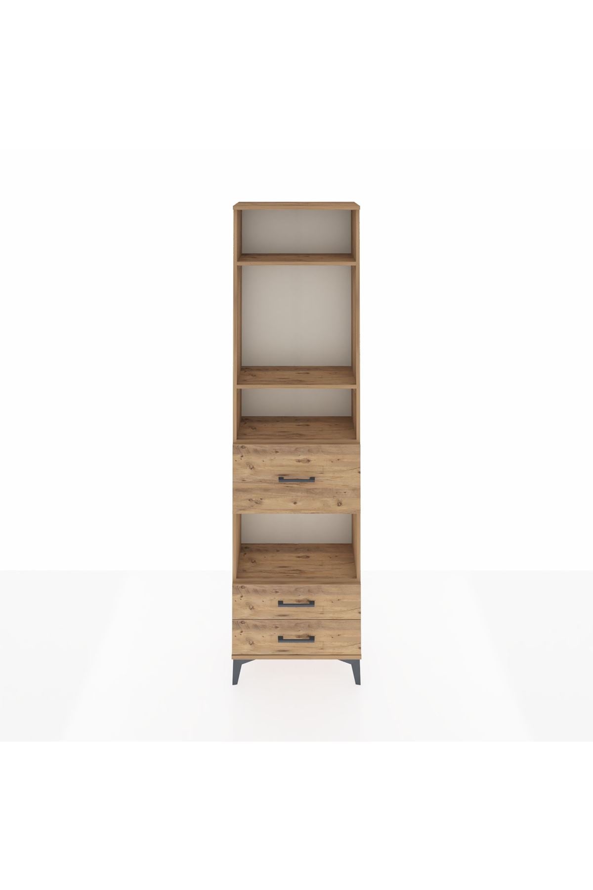 Arges Dolap 4 Raflı 3 Çekmeceli 60x30x221 - S29M168V9A