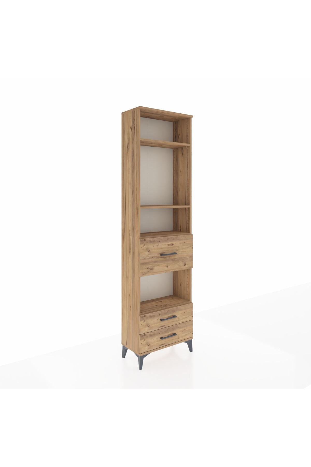 Arges Dolap 4 Raflı 3 Çekmeceli 60x30x221 - S29M168V9A