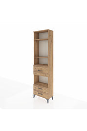 Arges Dolap 4 Raflı 3 Çekmeceli 60x30x221 - S29M168V9A