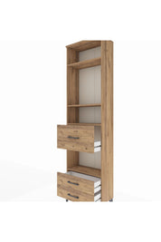 Arges Dolap 4 Raflı 3 Çekmeceli 60x30x221 - S29M168V9A