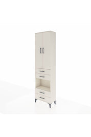 Arges Dolap 3 Raflı 4 Çekmeceli Tek Askılı 60x30x221 - S29M169V1A