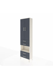 Arges Dolap 3 Raflı 4 Çekmeceli Tek Askılı 60x30x221 - S29M169V2A