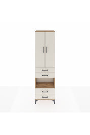 Arges Dolap 3 Raflı 4 Çekmeceli Tek Askılı 60x30x221 - S29M169V7A