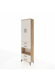 Arges Dolap 3 Raflı 4 Çekmeceli Tek Askılı 60x30x221 - S29M169V7A