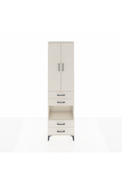 Arges Dolap 4 Raflı 4 Çekmeceli 2 Kapaklı 60x30x221 - S29M170V1A