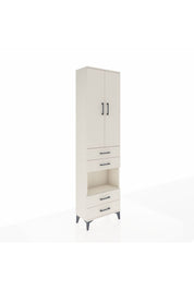 Arges Dolap 4 Raflı 4 Çekmeceli 2 Kapaklı 60x30x221 - S29M170V1A