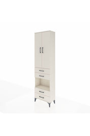 Arges Dolap 4 Raflı 4 Çekmeceli 2 Kapaklı 60x30x221 - S29M170V1A