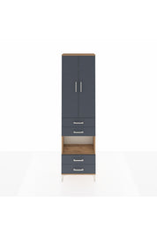 Arges Dolap 4 Raflı 4 Çekmeceli 2 Kapaklı 60x30x221 - S29M170V8A