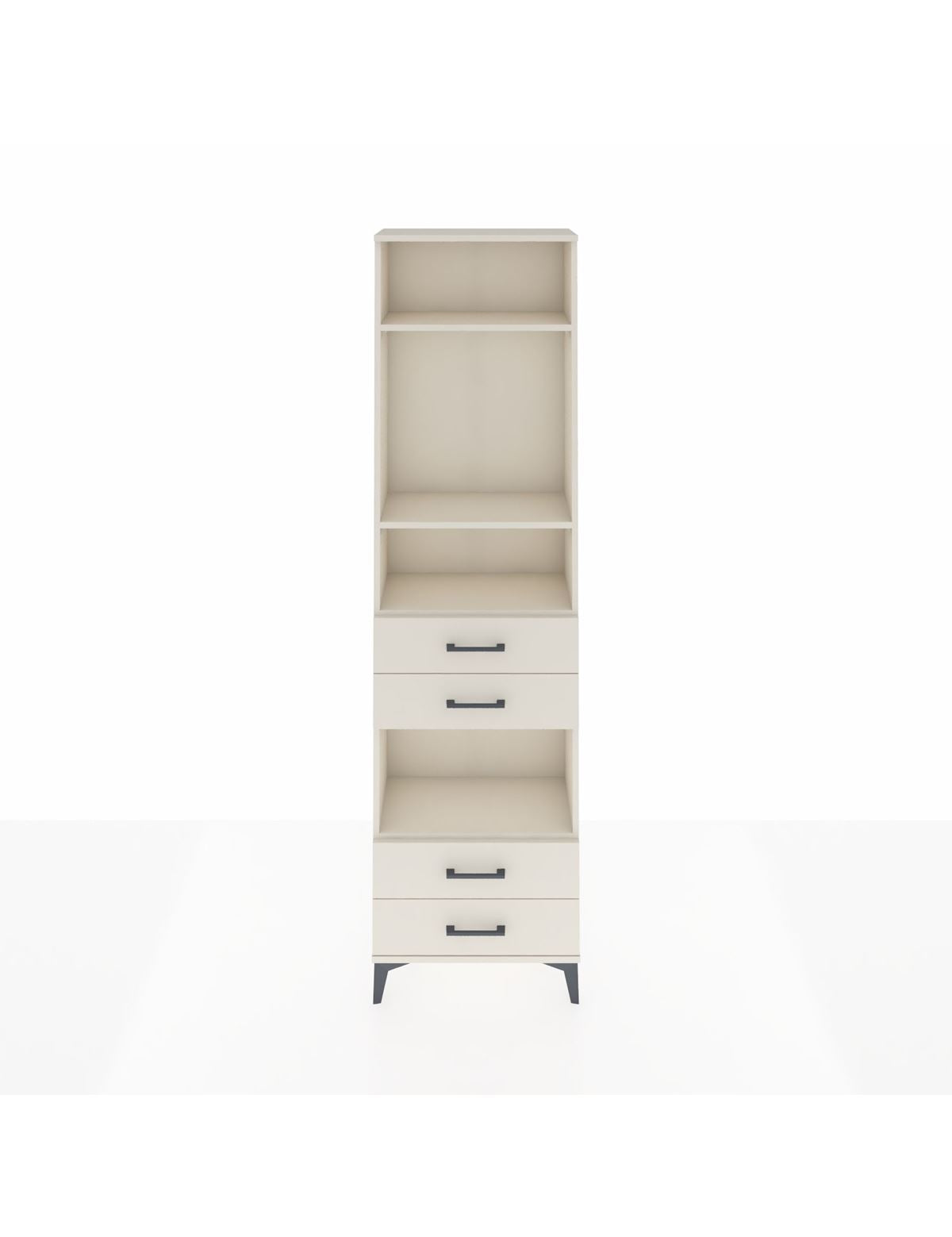 Arges Dolap 4 Raflı 4 Çekmeceli 60x30x221 - S29M171V1A