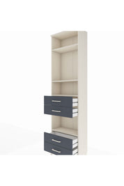 Arges Dolap 4 Raflı 4 Çekmeceli 60x30x221 - S29M171V2A