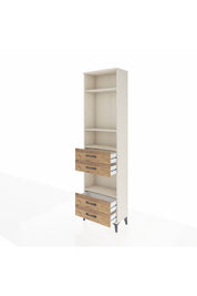 Arges Dolap 4 Raflı 4 Çekmeceli 60x30x221 - S29M171V3A