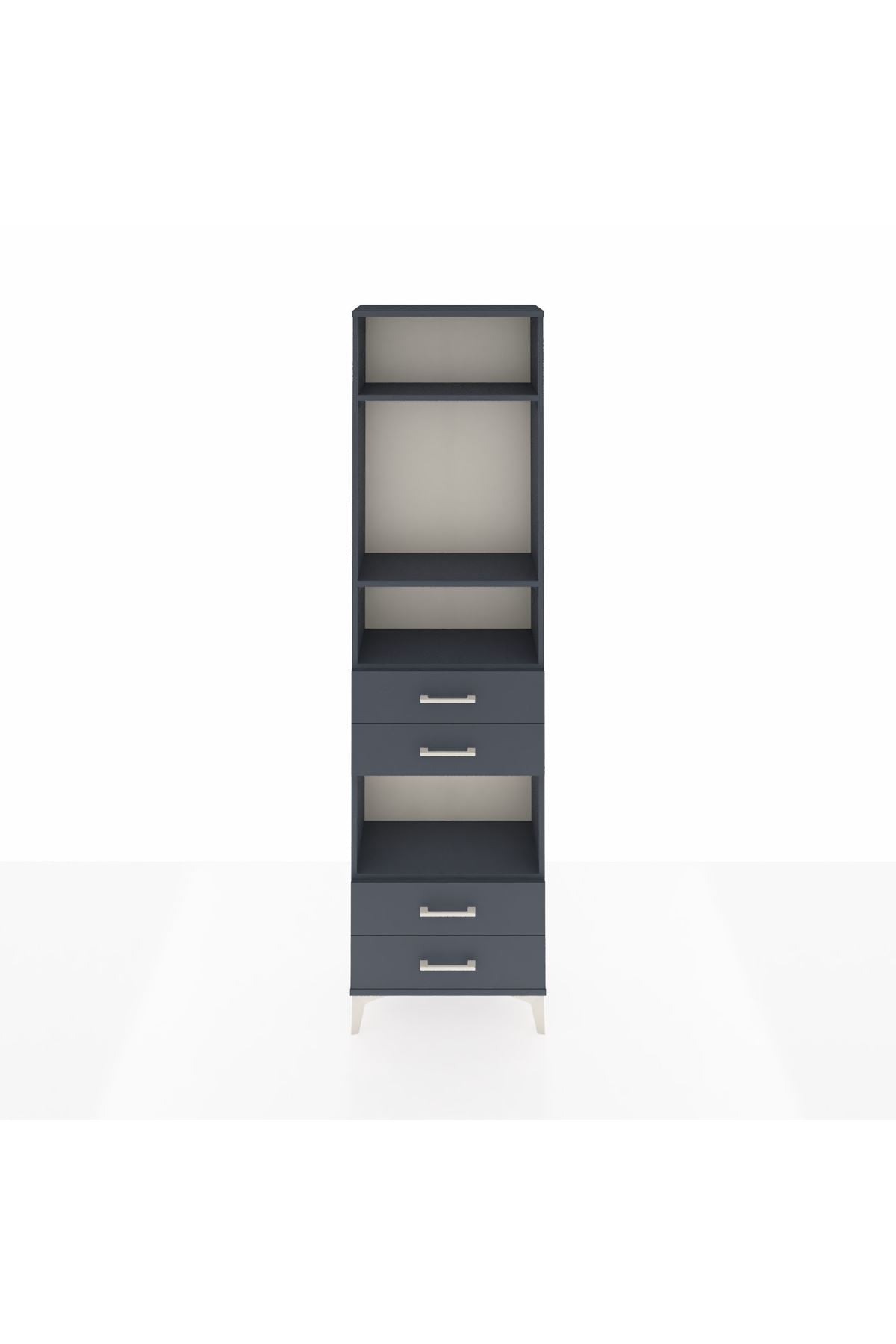 Arges Dolap 4 Raflı 4 Çekmeceli 60x30x221 - S29M171V5A