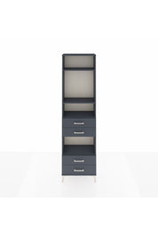 Arges Dolap 4 Raflı 4 Çekmeceli 60x30x221 - S29M171V5A