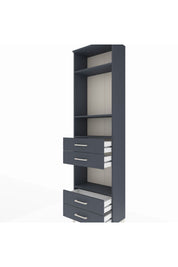 Arges Dolap 4 Raflı 4 Çekmeceli 60x30x221 - S29M171V5A