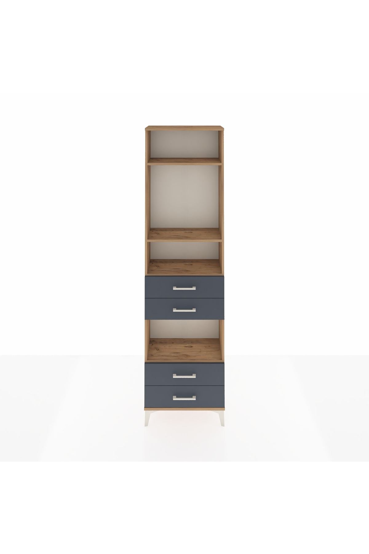 Arges Dolap 4 Raflı 4 Çekmeceli 60x30x221 - S29M171V8A