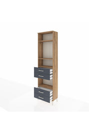 Arges Dolap 4 Raflı 4 Çekmeceli 60x30x221 - S29M171V8A