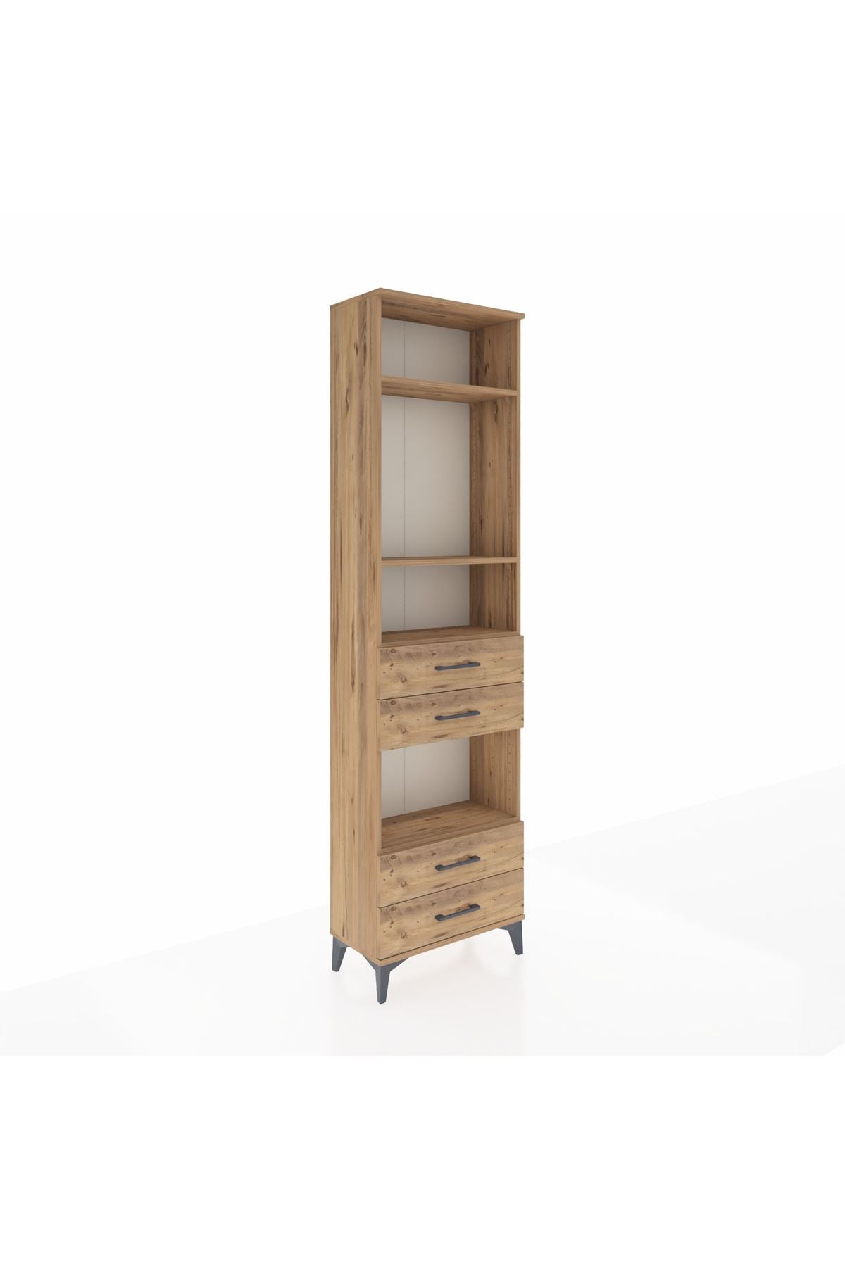 Arges Dolap 4 Raflı 4 Çekmeceli 60x30x221 - S29M171V9A