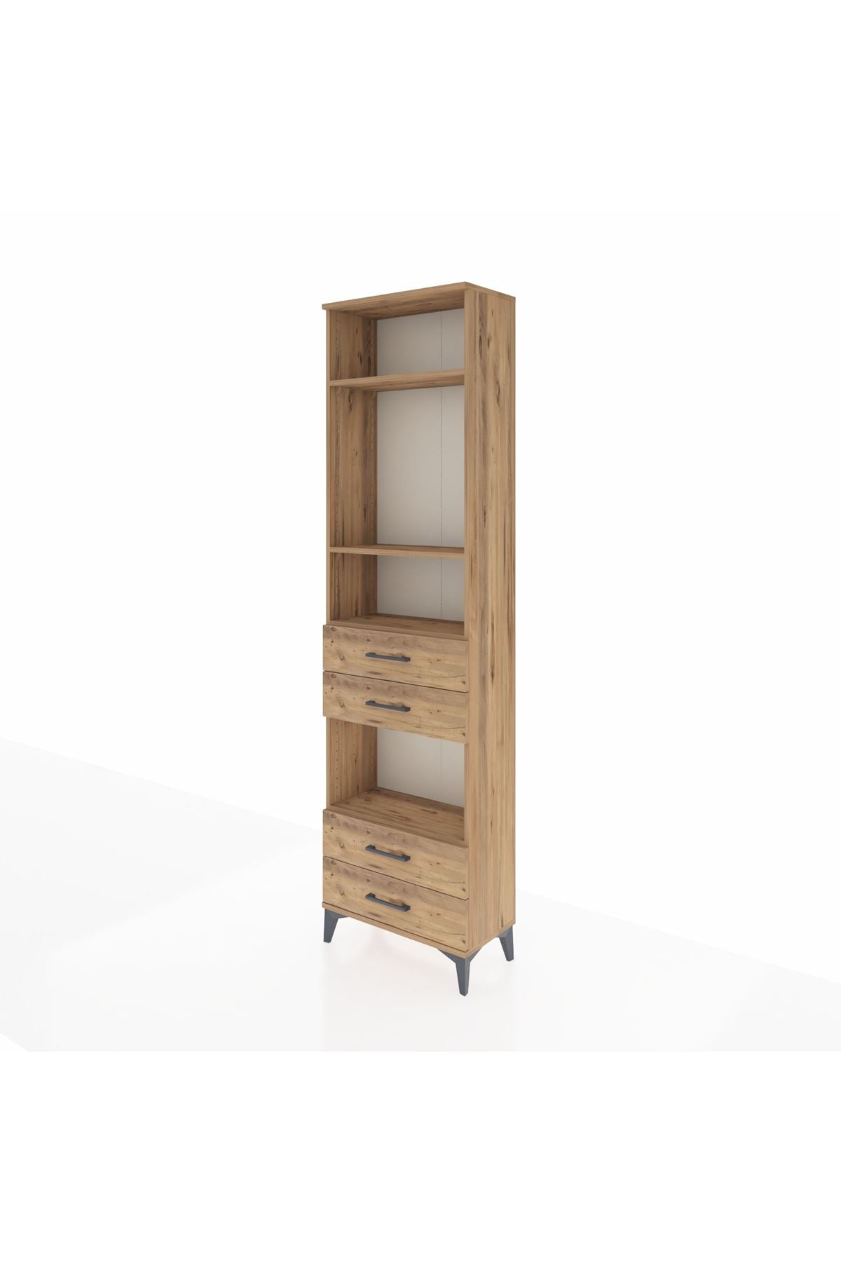 Arges Dolap 4 Raflı 4 Çekmeceli 60x30x221 - S29M171V9A