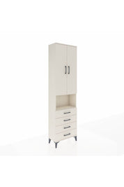 Arges Dolap 3 Raflı 4 Çekmeceli Tek Askılı 60x30x221 - S29M175V1A