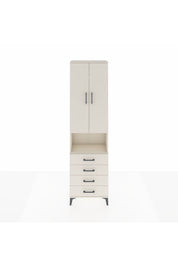 Arges Dolap 3 Raflı 4 Çekmeceli Tek Askılı 60x30x221 - S29M175V1A