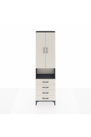 Arges Dolap 3 Raflı 4 Çekmeceli Tek Askılı 60x30x221 - S29M175V4A