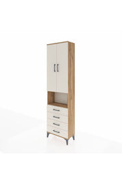 Arges Dolap 3 Raflı 4 Çekmeceli Tek Askılı 60x30x221 - S29M175V7A