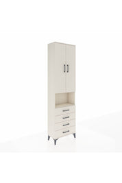 Arges Dolap 4 Raflı 4 Çekmeceli 2 Kapaklı 60x30x221 - S29M176V1A