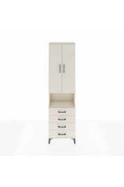 Arges Dolap 4 Raflı 4 Çekmeceli 2 Kapaklı 60x30x221 - S29M176V1A