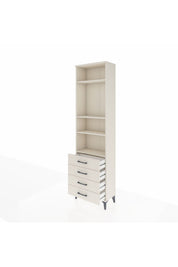Arges Dolap 4 Raflı 4 Çekmeceli 60x30x221 - S29M177V1A