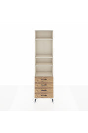 Arges Dolap 4 Raflı 4 Çekmeceli 60x30x221 - S29M177V3A