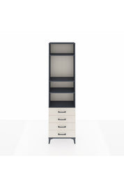 Arges Dolap 4 Raflı 4 Çekmeceli 60x30x221 - S29M177V4A