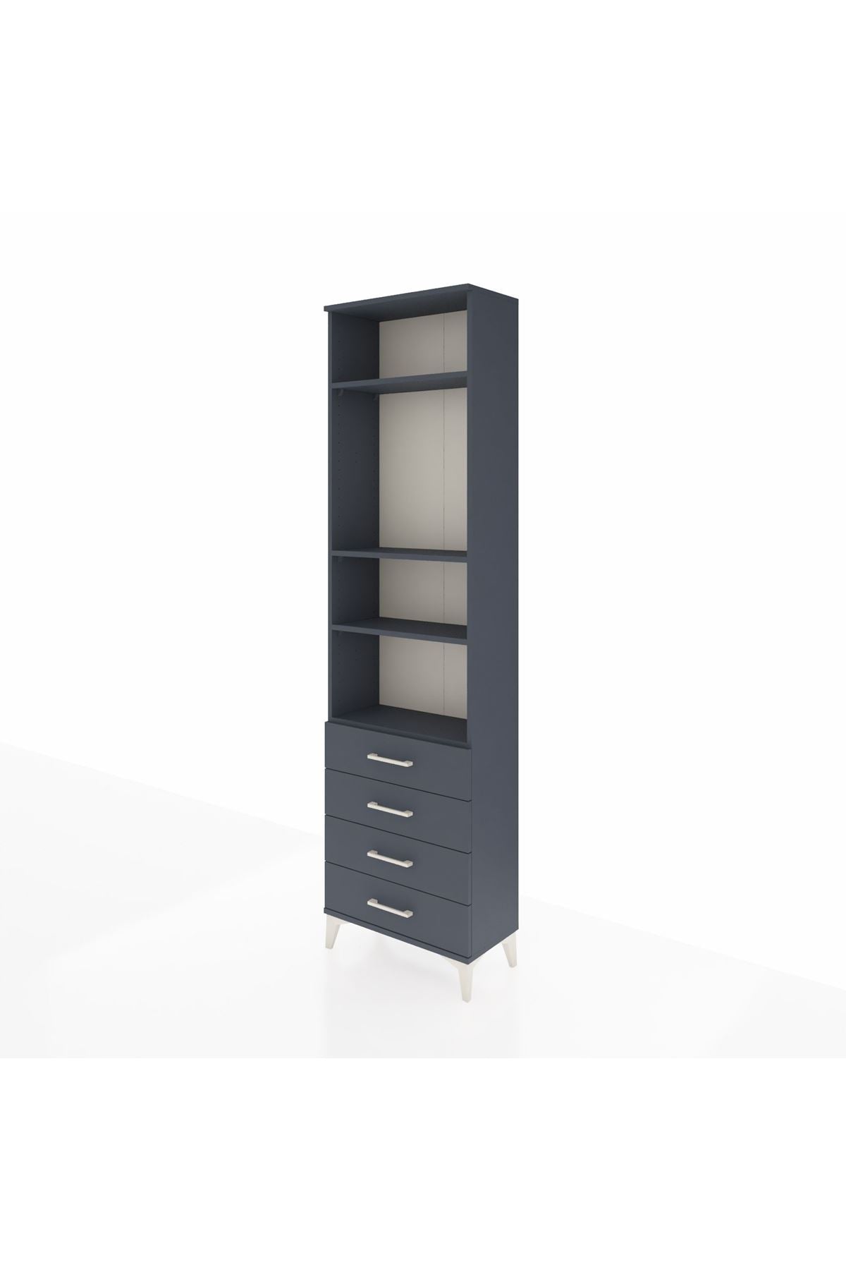 Arges Dolap 4 Raflı 4 Çekmeceli 60x30x221 - S29M177V5A