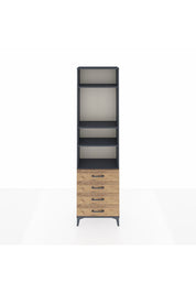 Arges Dolap 4 Raflı 4 Çekmeceli 60x30x221 - S29M177V6A