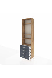 Arges Dolap 4 Raflı 4 Çekmeceli 60x30x221 - S29M177V8A