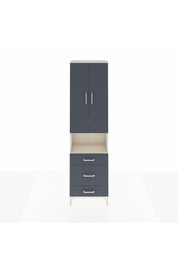 Arges Dolap 3 Raflı 3 Çekmeceli Tek Askılı 60x30x221 - S29M178V2A