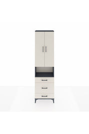 Arges Dolap 3 Raflı 3 Çekmeceli Tek Askılı 60x30x221 - S29M178V4A