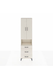Arges Dolap 4 Raflı 3 Çekmeceli Tek Askılı 60x30x221 - S29M179V1A
